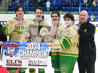 Thumbnail 1 in Notre Dame vs. New Canaan (CIAC DI Final) photogallery.
