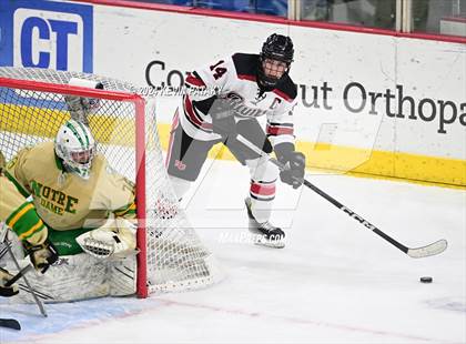 Thumbnail 2 in Notre Dame vs. New Canaan (CIAC DI Final) photogallery.