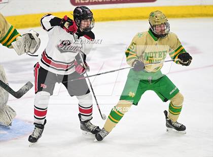 Thumbnail 3 in Notre Dame vs. New Canaan (CIAC DI Final) photogallery.