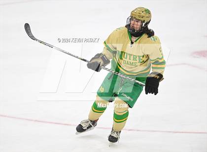 Thumbnail 2 in Notre Dame vs. New Canaan (CIAC DI Final) photogallery.