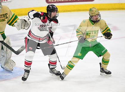 Thumbnail 2 in Notre Dame vs. New Canaan (CIAC DI Final) photogallery.