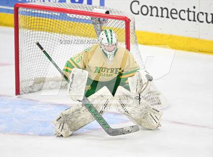 Thumbnail 2 in Notre Dame vs. New Canaan (CIAC DI Final) photogallery.