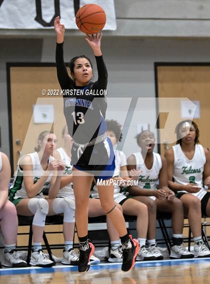 Thumbnail 2 in Centennial vs. Lake Dallas (UIL 5A Area Playoff) photogallery.