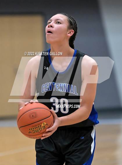 Thumbnail 3 in Centennial vs. Lake Dallas (UIL 5A Area Playoff) photogallery.