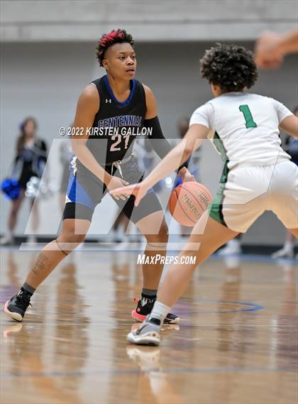Thumbnail 2 in Centennial vs. Lake Dallas (UIL 5A Area Playoff) photogallery.