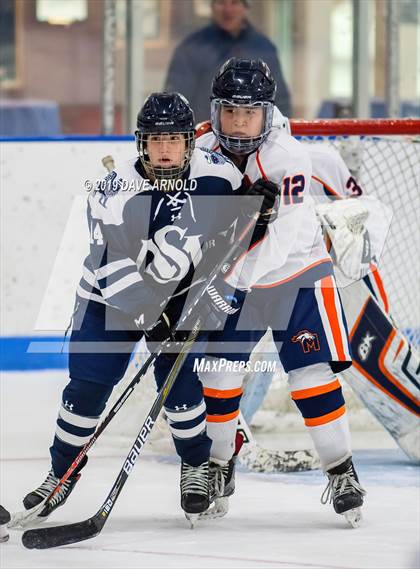 Thumbnail 2 in Milton Academy vs St. Mark's (Harrington Tournament) photogallery.