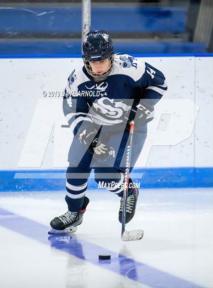 Thumbnail 3 in Milton Academy vs St. Mark's (Harrington Tournament) photogallery.