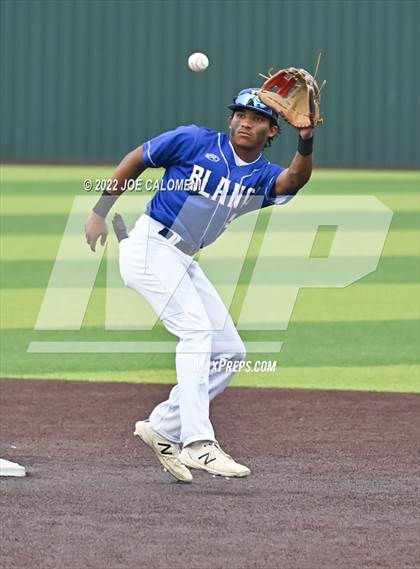 Thumbnail 3 in Marion vs Blanco (UIL 3A Region 4 Baseball Regional Quarterfinals) photogallery.