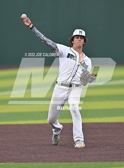 Thumbnail 3 in Marion vs Blanco (UIL 3A Region 4 Baseball Regional Quarterfinals) photogallery.
