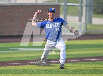 Thumbnail 3 in Marion vs Blanco (UIL 3A Region 4 Baseball Regional Quarterfinals) photogallery.