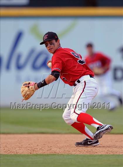 Thumbnail 1 in Etiwanda vs. Glendora (Battle of the Baseline League) photogallery.