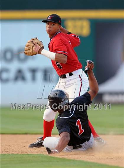 Thumbnail 1 in Etiwanda vs. Glendora (Battle of the Baseline League) photogallery.