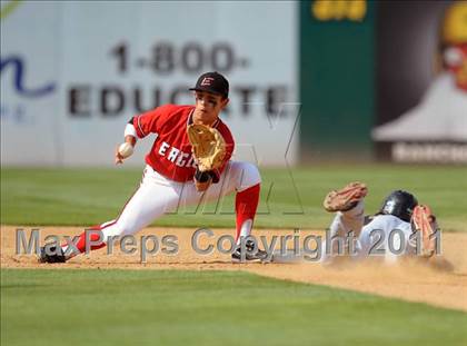 Thumbnail 1 in Etiwanda vs. Glendora (Battle of the Baseline League) photogallery.