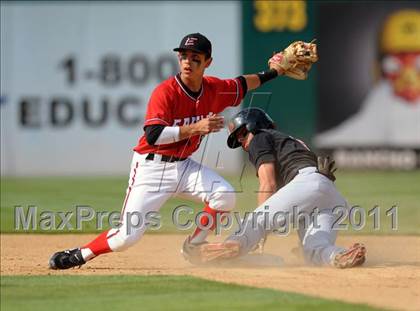 Thumbnail 3 in Etiwanda vs. Glendora (Battle of the Baseline League) photogallery.