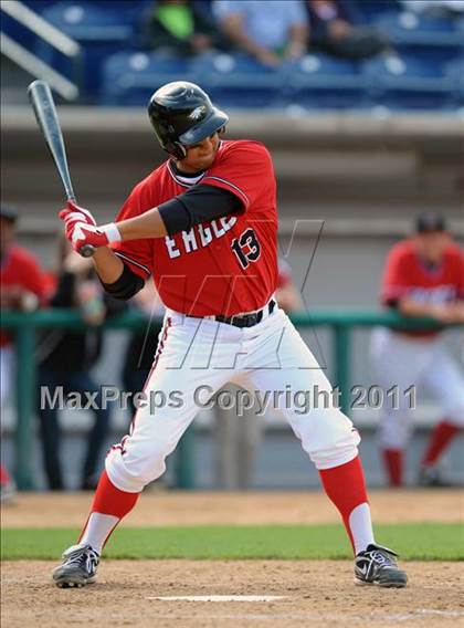 Thumbnail 3 in Etiwanda vs. Glendora (Battle of the Baseline League) photogallery.