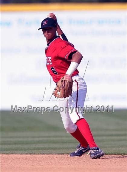 Thumbnail 3 in Etiwanda vs. Glendora (Battle of the Baseline League) photogallery.