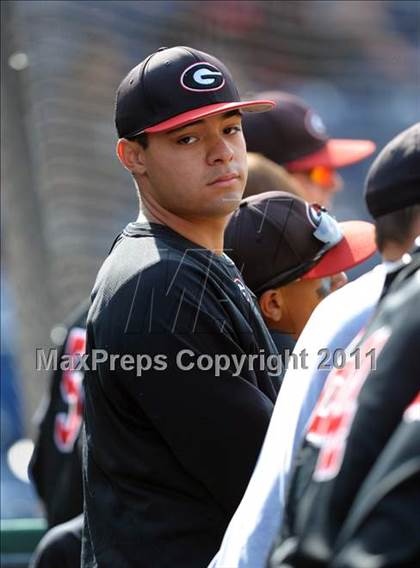 Thumbnail 3 in Etiwanda vs. Glendora (Battle of the Baseline League) photogallery.