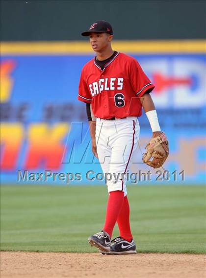 Thumbnail 3 in Etiwanda vs. Glendora (Battle of the Baseline League) photogallery.
