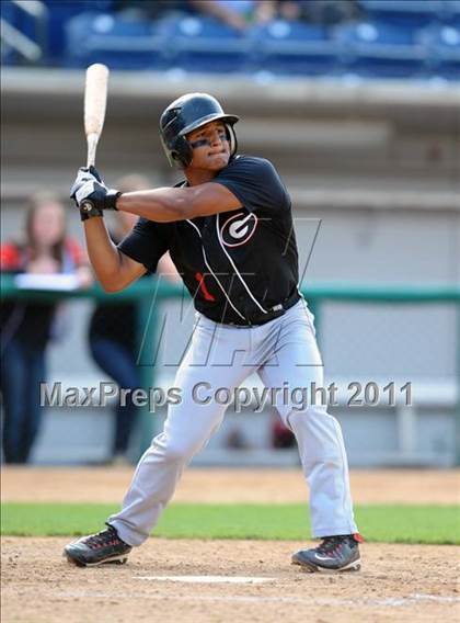 Thumbnail 1 in Etiwanda vs. Glendora (Battle of the Baseline League) photogallery.