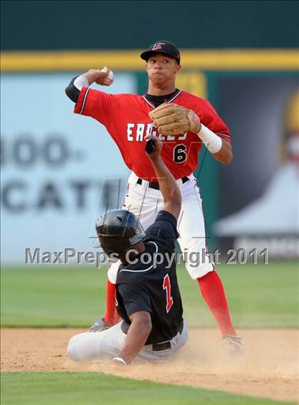 Thumbnail 2 in Etiwanda vs. Glendora (Battle of the Baseline League) photogallery.