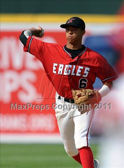 Thumbnail 1 in Etiwanda vs. Glendora (Battle of the Baseline League) photogallery.