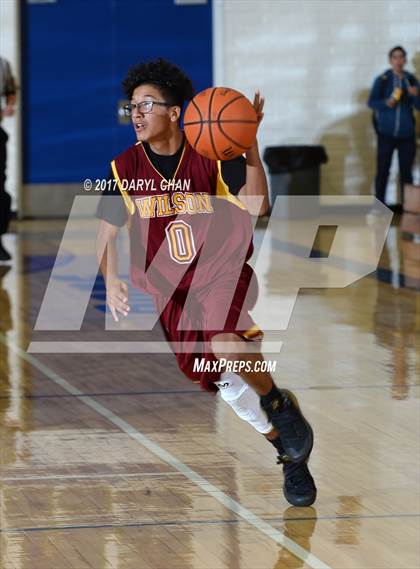 Thumbnail 3 in El Rancho vs Wilson (Cal High Tournament) photogallery.