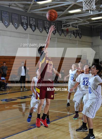 Thumbnail 2 in Fr: El Rancho vs Wilson (Cal High Tournament) photogallery.