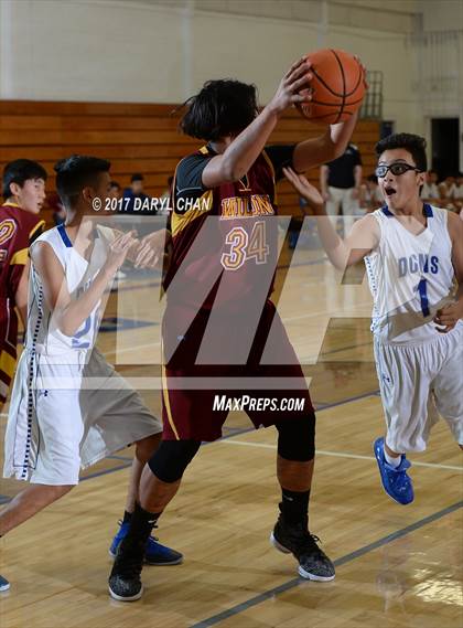 Thumbnail 2 in El Rancho vs Wilson (Cal High Tournament) photogallery.