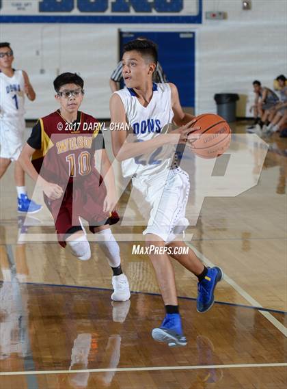 Thumbnail 3 in El Rancho vs Wilson (Cal High Tournament) photogallery.