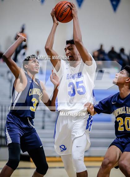 Thumbnail 3 in Campbell Hall vs  El Camino Real (Spot Up Southern Classic)  photogallery.