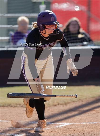 Thumbnail 3 in Burke County vs Bainbridge (GHSA 4A Super Regional) photogallery.