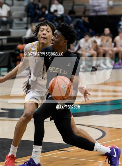 Thumbnail 1 in Layton Christian Academy vs. St. John Bosco (Hoophall West - Nike TOC) photogallery.