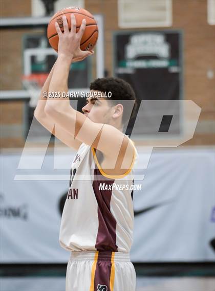 Thumbnail 2 in Layton Christian Academy vs. St. John Bosco (Hoophall West - Nike TOC) photogallery.