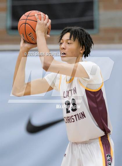 Thumbnail 1 in Layton Christian Academy vs. St. John Bosco (Hoophall West - Nike TOC) photogallery.