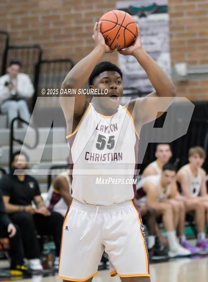 Thumbnail 2 in Layton Christian Academy vs. St. John Bosco (Hoophall West - Nike TOC) photogallery.