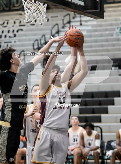 Thumbnail 3 in Layton Christian Academy vs. St. John Bosco (Hoophall West - Nike TOC) photogallery.