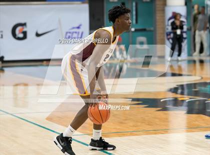 Thumbnail 2 in Layton Christian Academy vs. St. John Bosco (Hoophall West - Nike TOC) photogallery.