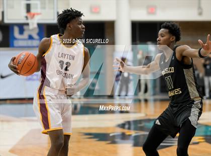 Thumbnail 1 in Layton Christian Academy vs. St. John Bosco (Hoophall West - Nike TOC) photogallery.