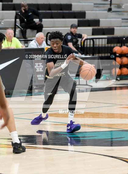 Thumbnail 2 in Layton Christian Academy vs. St. John Bosco (Hoophall West - Nike TOC) photogallery.