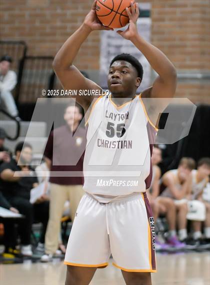 Thumbnail 3 in Layton Christian Academy vs. St. John Bosco (Hoophall West - Nike TOC) photogallery.