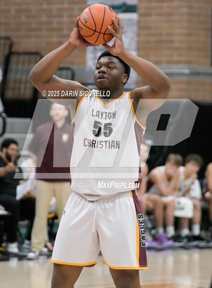 Thumbnail 2 in Layton Christian Academy vs. St. John Bosco (Hoophall West - Nike TOC) photogallery.