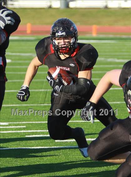 Thumbnail 3 in Argyle vs. Gilmer (3A Division 2 Region 2 Regional Final) photogallery.