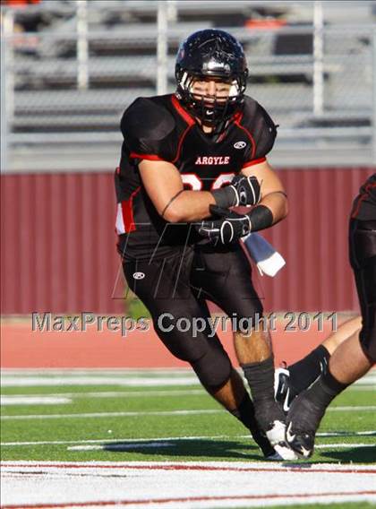 Thumbnail 1 in Argyle vs. Gilmer (3A Division 2 Region 2 Regional Final) photogallery.