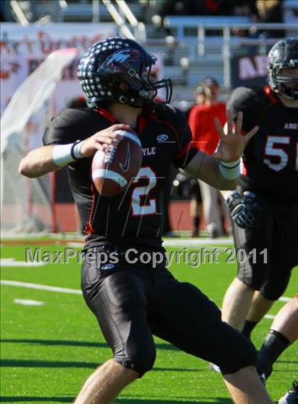 Thumbnail 3 in Argyle vs. Gilmer (3A Division 2 Region 2 Regional Final) photogallery.