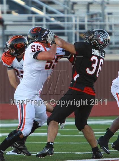 Thumbnail 2 in Argyle vs. Gilmer (3A Division 2 Region 2 Regional Final) photogallery.