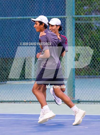 Thumbnail 2 in AIA D1 Doubles Finals photogallery.