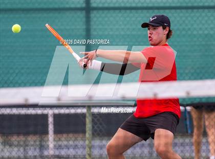 Thumbnail 2 in AIA D1 Doubles Finals photogallery.
