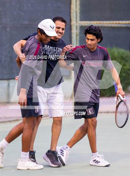 Thumbnail 2 in AIA D1 Doubles Finals photogallery.