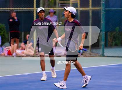 Thumbnail 2 in AIA D1 Doubles Finals photogallery.