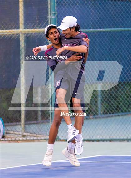Thumbnail 3 in AIA D1 Doubles Finals photogallery.